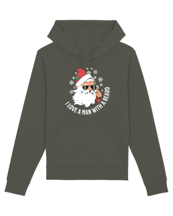 amuzant de Craciun - I love a man with a beard  Khaki