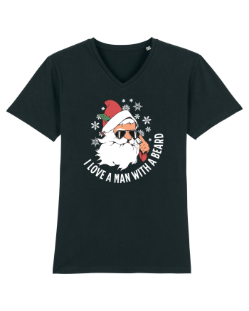 amuzant de Craciun - I love a man with a beard  Black