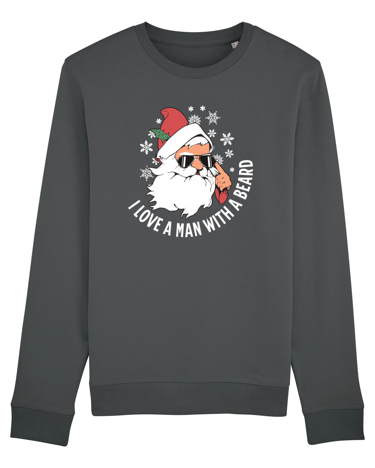 Bluză mânecă lungă Unisex Rise Anthracite