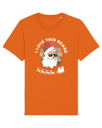 amuzant de Craciun - I love this beard  Bright Orange