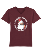 amuzant de Craciun - Let it grow  Tricou mânecă scurtă guler V Bărbat Presenter