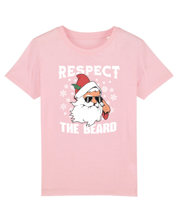 amuzant de Craciun - Respect the beard  Cotton Pink