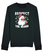 amuzant de Craciun - Respect the beard  Bluză mânecă lungă Unisex Rise