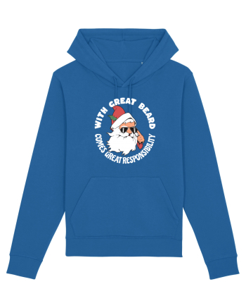 amuzant de Craciun - With great beard comes great responsibility  Royal Blue