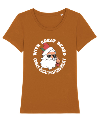 amuzant de Craciun - With great beard comes great responsibility  Roasted Orange