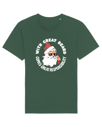 amuzant de Craciun - With great beard comes great responsibility  Bottle Green