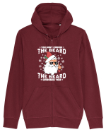 amuzant de Craciun - You do not choose the beard  Hanorac cu fermoar Unisex Connector