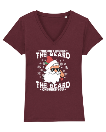 amuzant de Craciun - You do not choose the beard  Burgundy