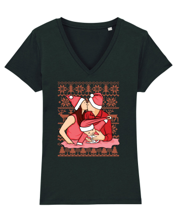 pentru Craciun in familie - Christmas kiss Black
