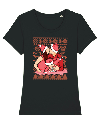 pentru Craciun in familie - Christmas kiss Black