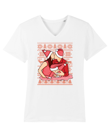 pentru Craciun in familie - Christmas kiss White