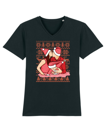 pentru Craciun in familie - Christmas kiss Black