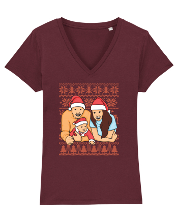 pentru Craciun in familie - Our Christmas gift Burgundy
