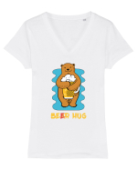 Beer Hug Tricou mânecă scurtă guler V Damă Evoker
