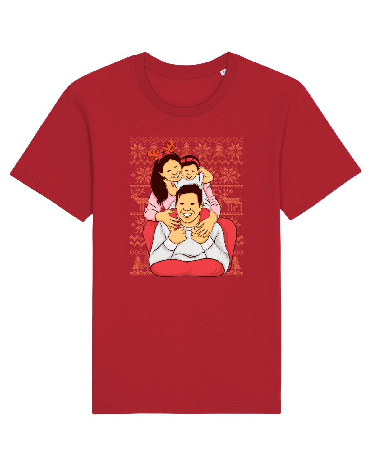 Tricou mânecă scurtă Unisex Rocker Red