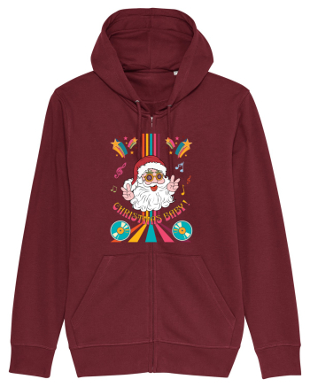 retro de Craciun - Christmas baby Burgundy
