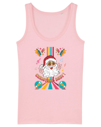 retro de Craciun - Christmas baby Cotton Pink