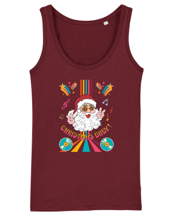 retro de Craciun - Christmas baby Burgundy