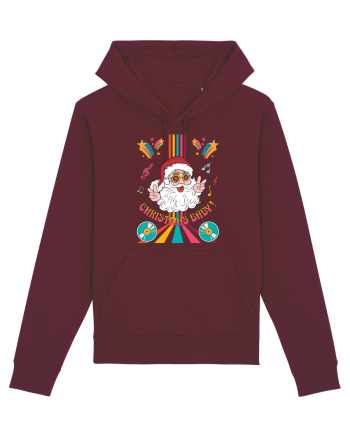 retro de Craciun - Christmas baby Burgundy