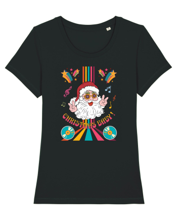 retro de Craciun - Christmas baby Black