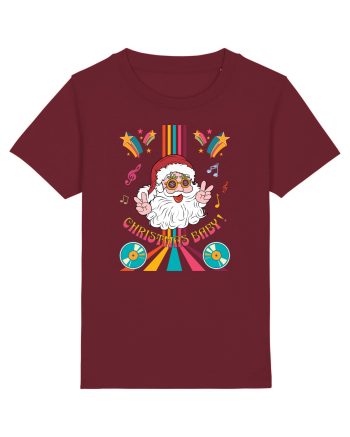 retro de Craciun - Christmas baby Burgundy