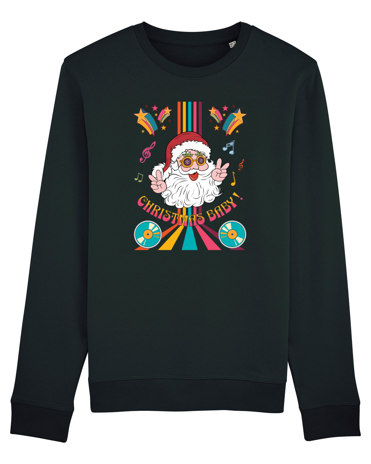 Bluză mânecă lungă Unisex Rise Black