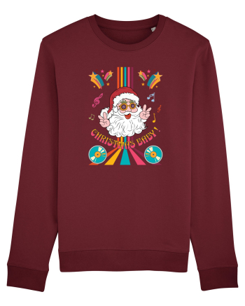 retro de Craciun - Christmas baby Burgundy