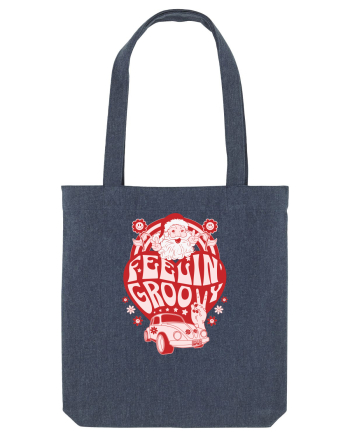 retro de Craciun - Feeling Groovy Midnight Blue