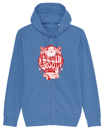 retro de Craciun - Feeling Groovy Bright Blue
