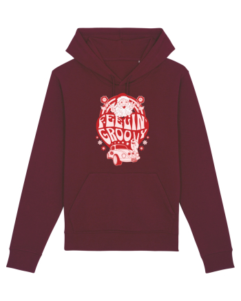 retro de Craciun - Feeling Groovy Burgundy