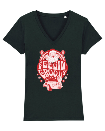 retro de Craciun - Feeling Groovy Black