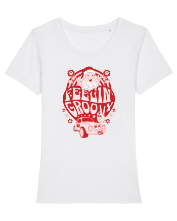 retro de Craciun - Feeling Groovy White