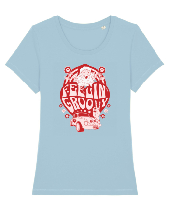 retro de Craciun - Feeling Groovy Sky Blue