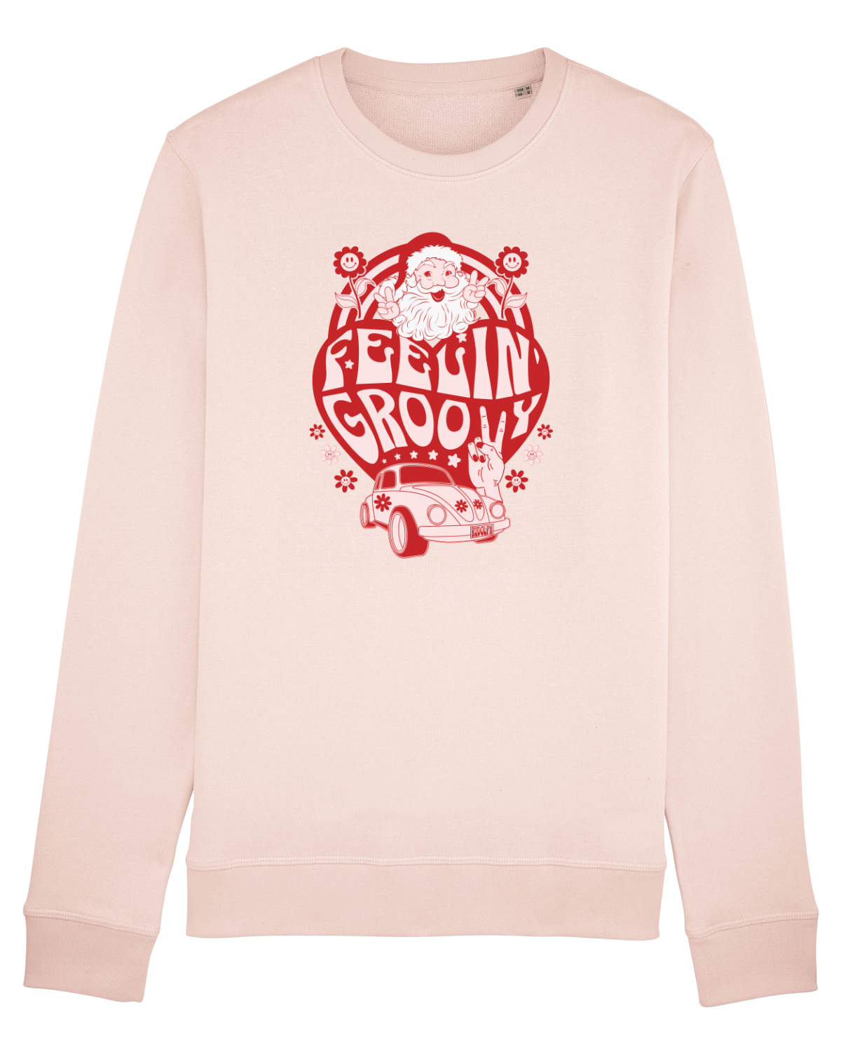 Bluză mânecă lungă Unisex Rise Candy Pink