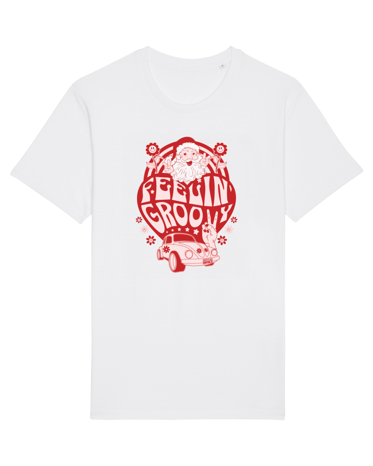 Tricou mânecă scurtă Unisex Rocker White