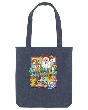 retro de Craciun - Groovy Christmas Midnight Blue