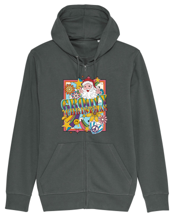 retro de Craciun - Groovy Christmas Anthracite