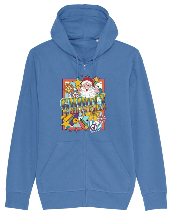 retro de Craciun - Groovy Christmas Bright Blue