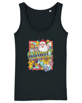 retro de Craciun - Groovy Christmas Black