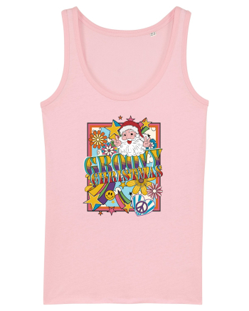 retro de Craciun - Groovy Christmas Cotton Pink