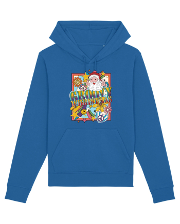 retro de Craciun - Groovy Christmas Royal Blue