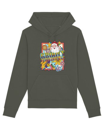 retro de Craciun - Groovy Christmas Khaki