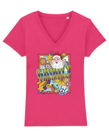 retro de Craciun - Groovy Christmas Raspberry