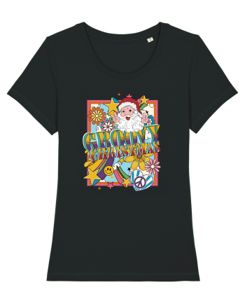retro de Craciun - Groovy Christmas Black