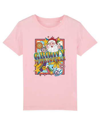 retro de Craciun - Groovy Christmas Cotton Pink