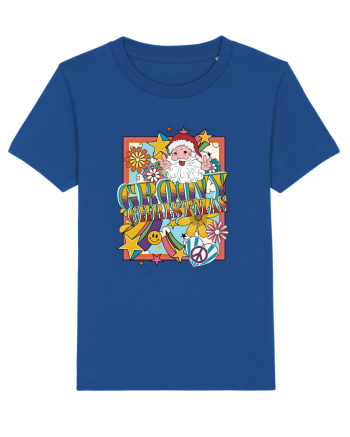 retro de Craciun - Groovy Christmas Majorelle Blue