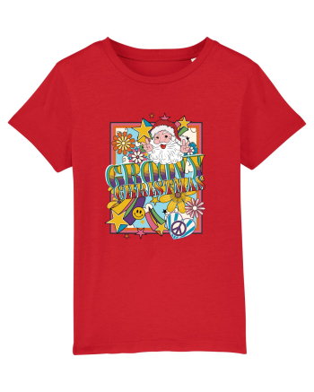 retro de Craciun - Groovy Christmas Red
