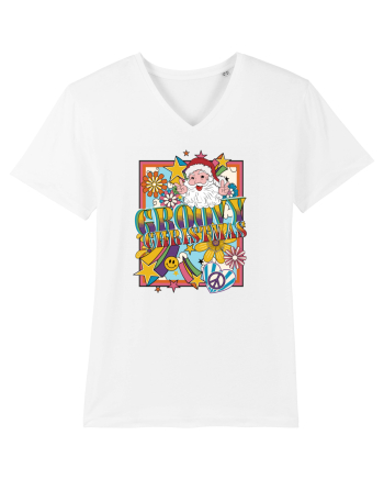 retro de Craciun - Groovy Christmas White