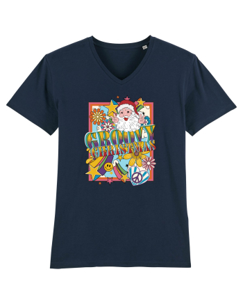 retro de Craciun - Groovy Christmas French Navy