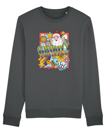 retro de Craciun - Groovy Christmas Anthracite